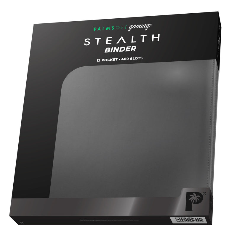 STEALTH 12 Pocket Zip Binder (Black) | Palms Off