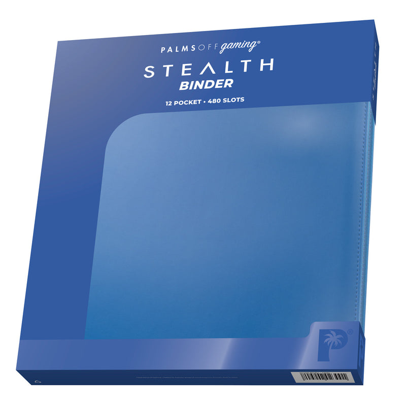 STEALTH 12 Pocket Zip Binder (Blue) | Palms Off