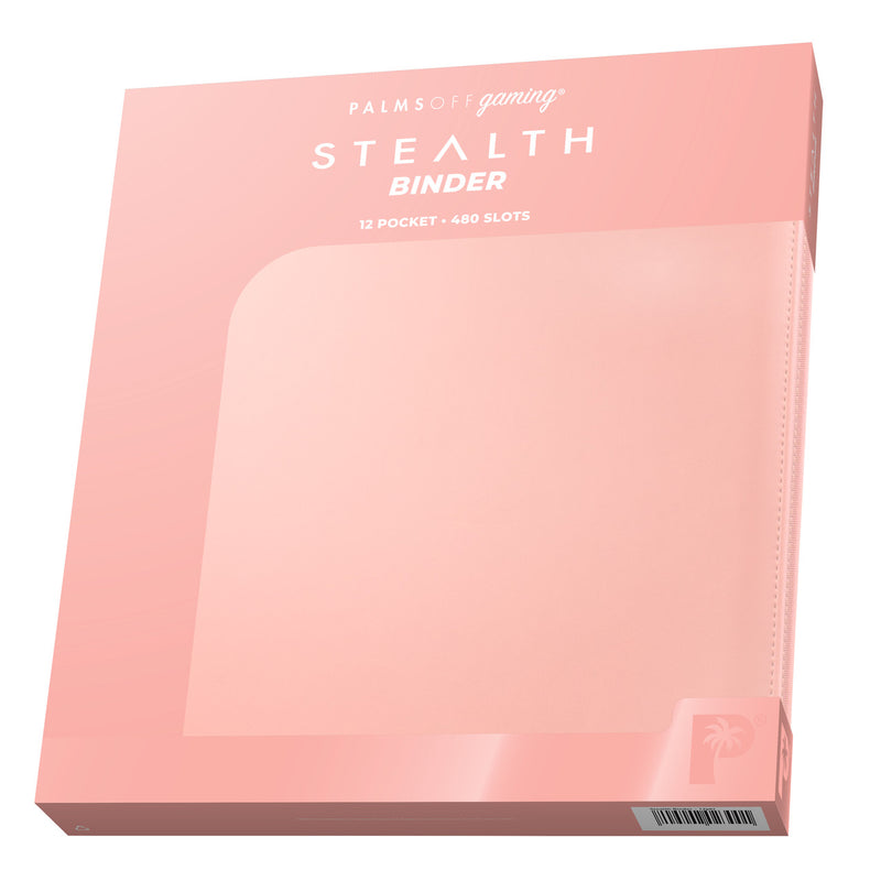 STEALTH 12 Pocket Zip Binder (Pink) | Palms Off