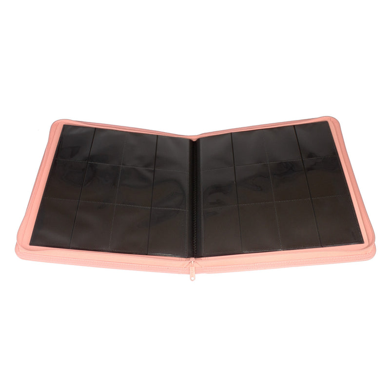 STEALTH 12 Pocket Zip Binder (Pink) | Palms Off