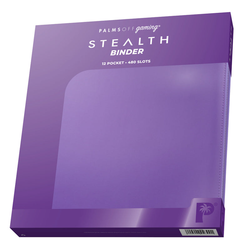 STEALTH 12 Pocket Zip Binder (Purple) | Palms Off