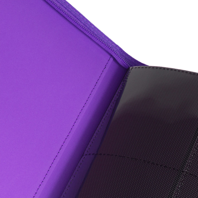 STEALTH 12 Pocket Zip Binder (Purple) | Palms Off