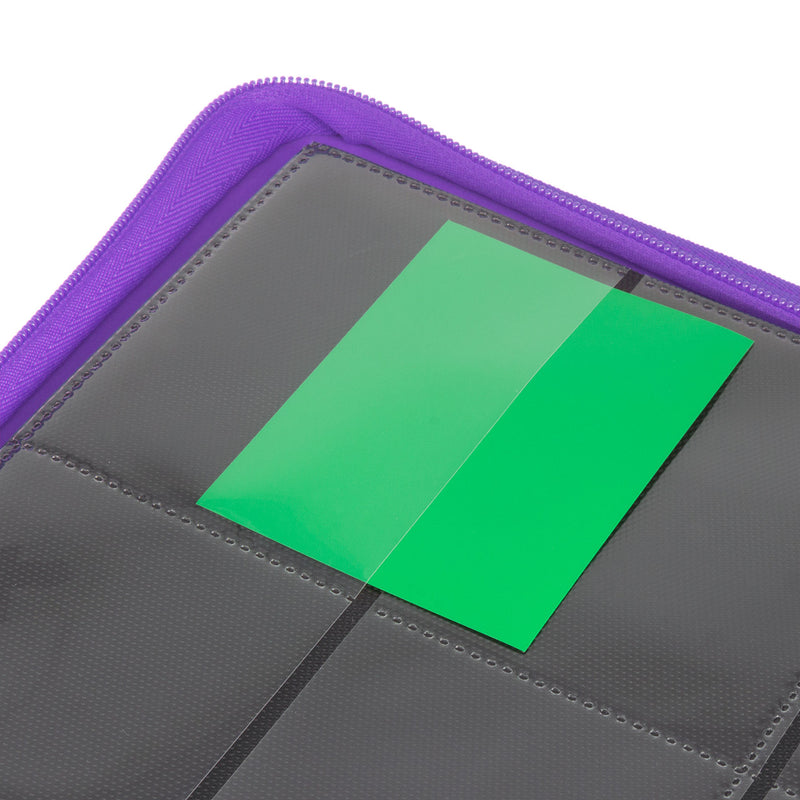 STEALTH 12 Pocket Zip Binder (Purple) | Palms Off