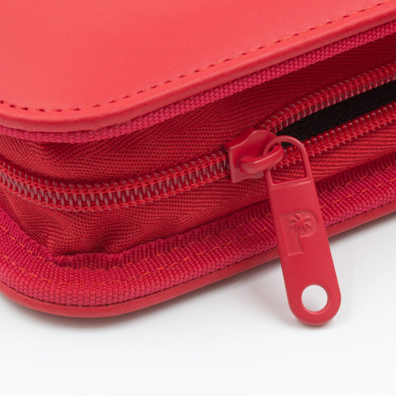 STEALTH 12 Pocket Zip Binder (Red) | Palms Off