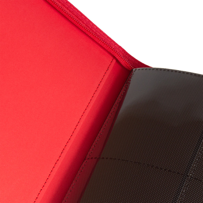 STEALTH 12 Pocket Zip Binder (Red) | Palms Off