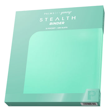 STEALTH 12 Pocket Zip Binder (Turquoise)