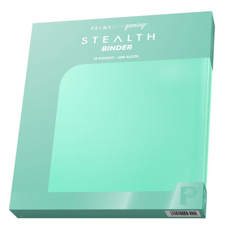 STEALTH 12 Pocket Zip Binder (Turquoise) | Palms Off