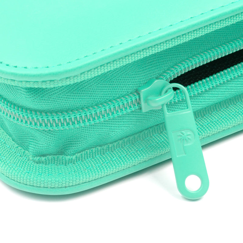 STEALTH 12 Pocket Zip Binder (Turquoise) | Palms Off