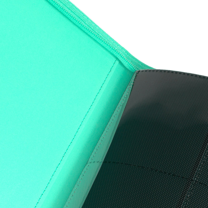 STEALTH 12 Pocket Zip Binder (Turquoise) | Palms Off