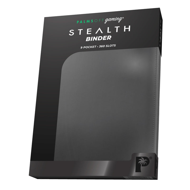 STEALTH 9 Pocket Zip Binder (Black) | Palms Off