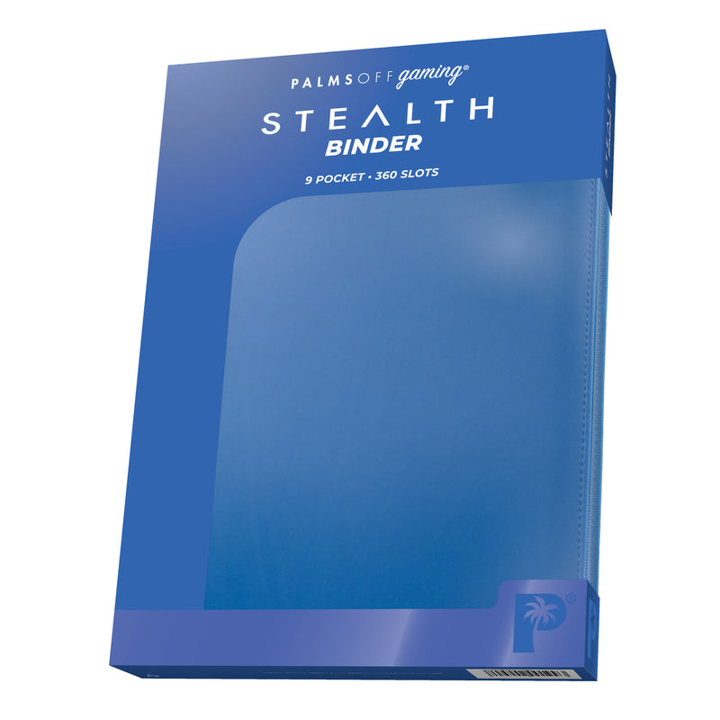 STEALTH 9 Pocket Zip Binder (Blue) | Palms Off