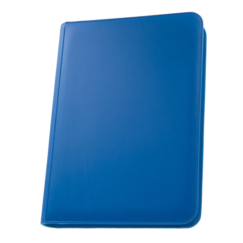 STEALTH 9 Pocket Zip Binder (Blue) | Palms Off