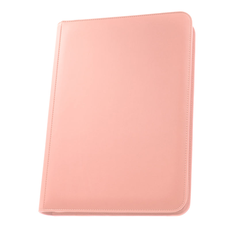 STEALTH 9 Pocket Zip Binder (Pink) | Palms Off