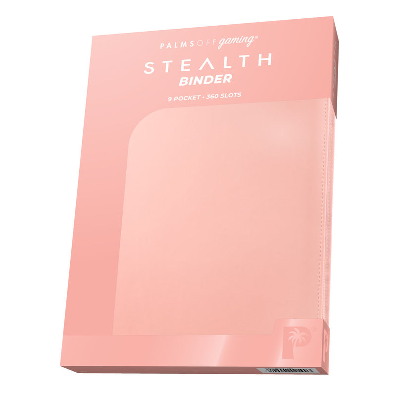 STEALTH 9 Pocket Zip Binder (Pink) | Palms Off