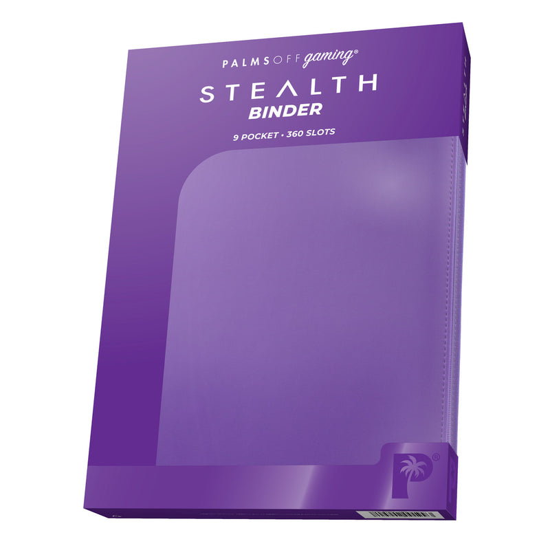 STEALTH 9 Pocket Zip Binder (Purple) | Palms Off