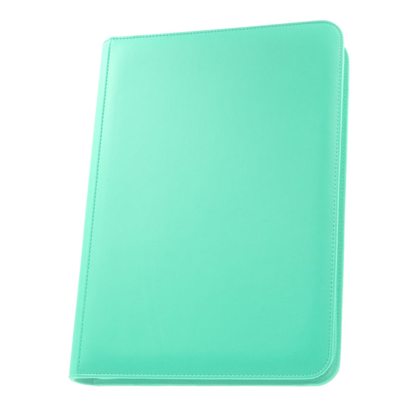 STEALTH 9 Pocket Zip Binder (Turquoise) | Palms Off