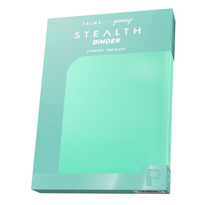 STEALTH 9 Pocket Zip Binder (Turquoise) | Palms Off