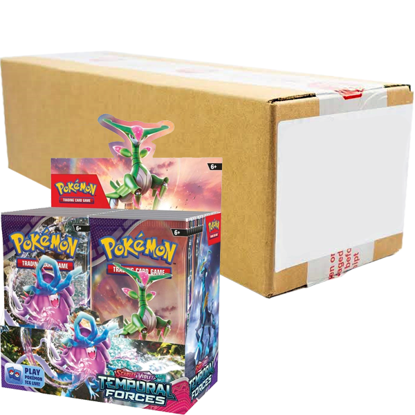 pokemon temporal forces booster box case Buy Temporal Forces Booster Box Case - 6 Booster Boxes main image 0