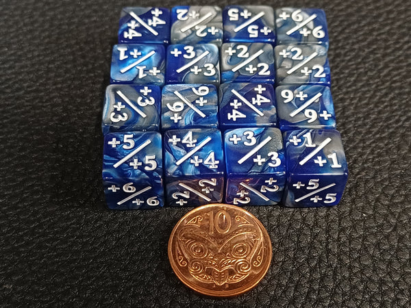 Positive 11mm Dice Counters – Assorted 16-Pack