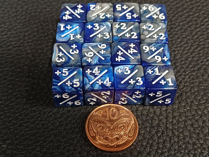 Positive 11mm Dice Counters – Assorted 16-Pack