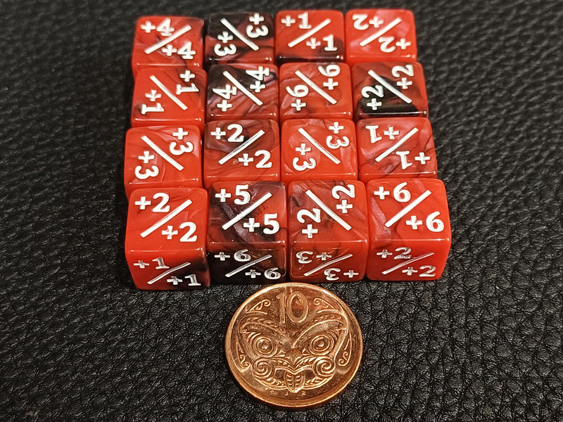 Positive 11mm Dice Counters – Assorted 16-Pack