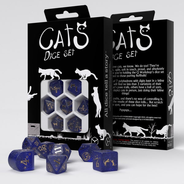 Q Workshop CATS Modern Dice Set: Meowster