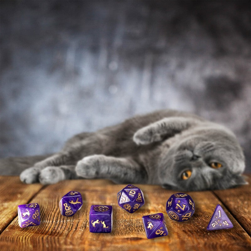 Q Workshop CATS Dice Set: Purrito