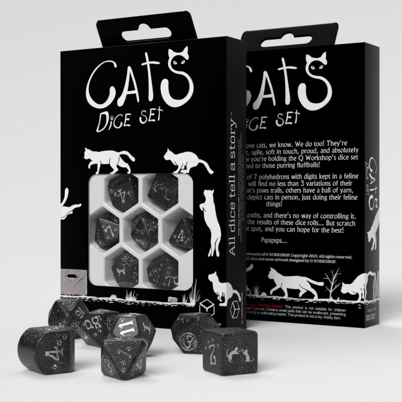 Q Workshop CATS Modern Dice Set: Waffle