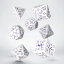 Q Workshop Japanese Dice Set: Blue Star Lotus