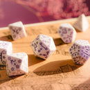 Q Workshop Japanese Dice Set: Blue Star Lotus