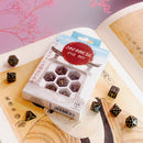 Q Workshop Japanese Dice Set: Deep Night Firefly