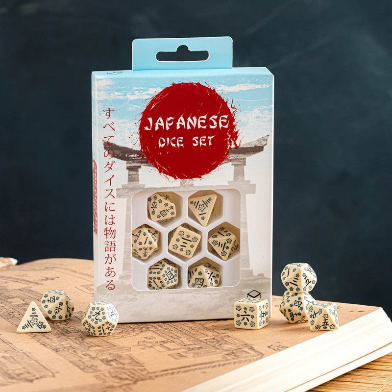 Q Workshop Japanese Dice Set: Last Words Stone