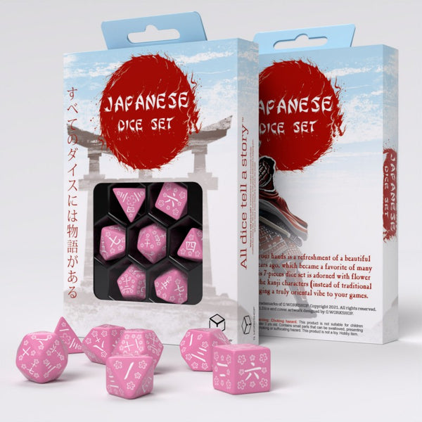 Q Workshop Japanese Dice Set: Sweet Spring Memory