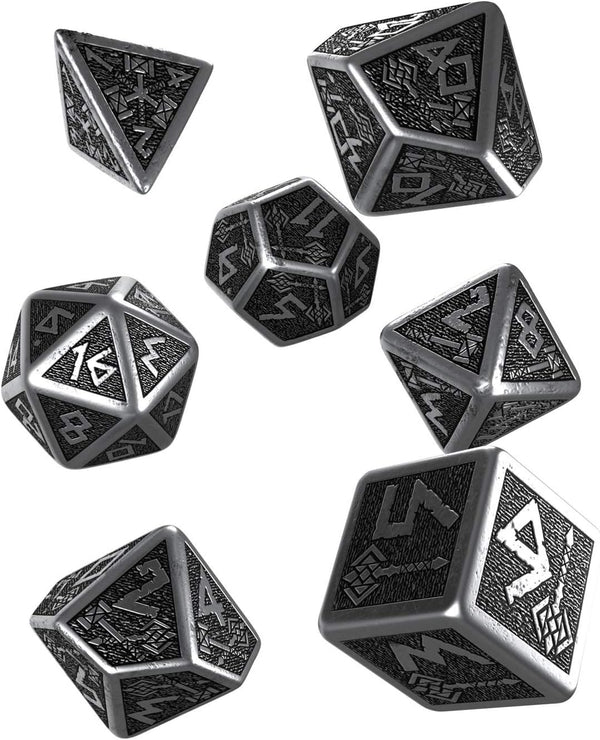 Q Workshop Metal Dwarven Dice Set