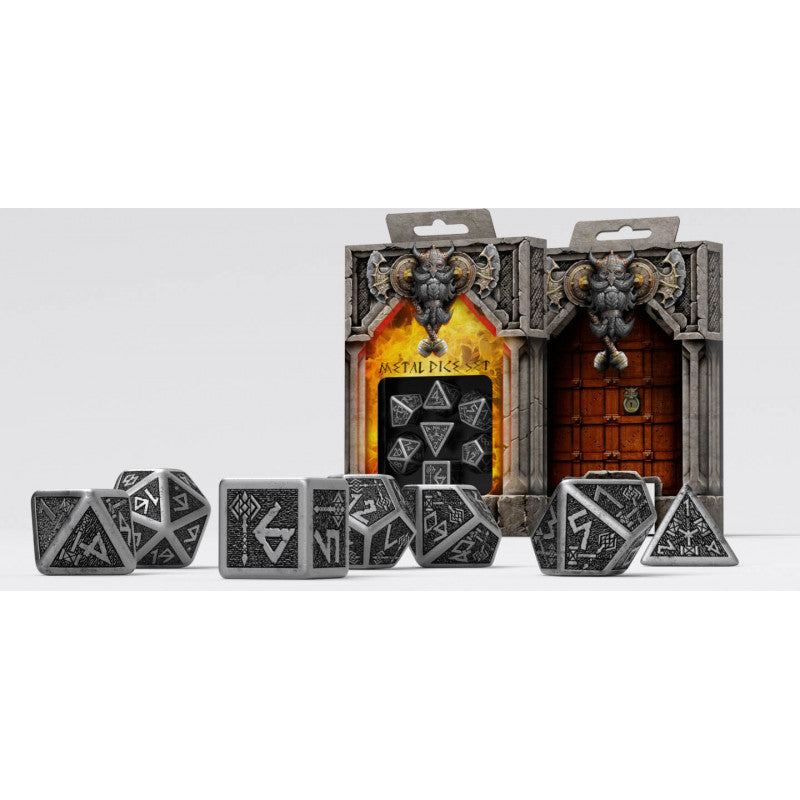 Q Workshop Metal Dwarven Dice Set