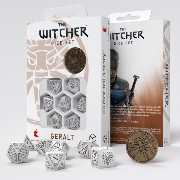 Q Workshop The Witcher Dice Set. Geralt - The White Wolf