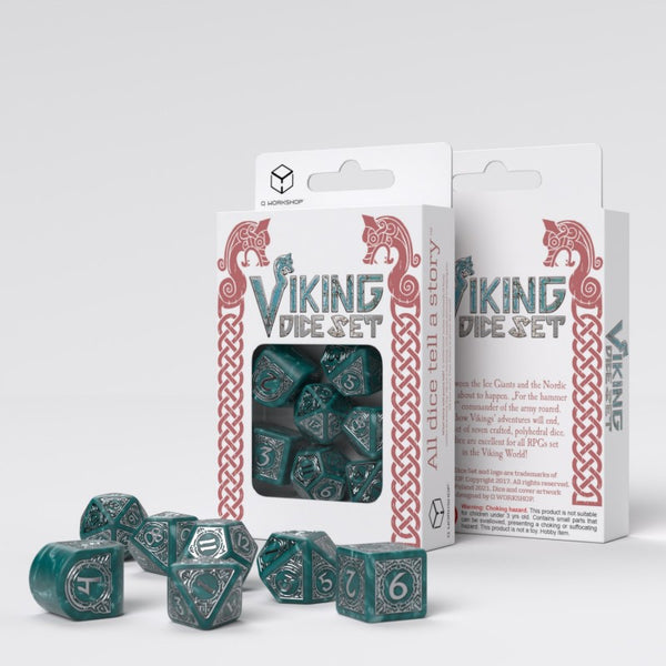 Q Workshop Viking Modern Dice Set: Mjolnir