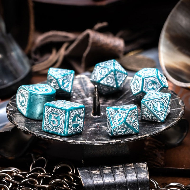 Q Workshop Viking Modern Dice Set: Mjolnir