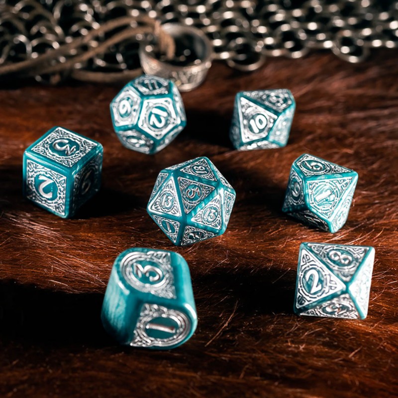 Q Workshop Viking Modern Dice Set: Mjolnir