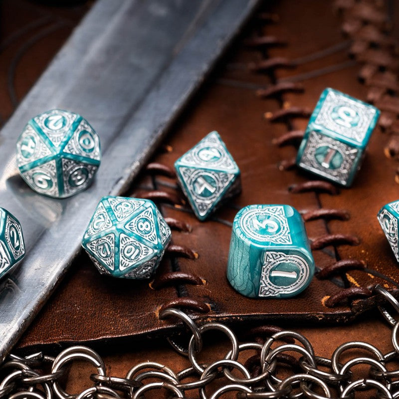 Q Workshop Viking Modern Dice Set: Mjolnir