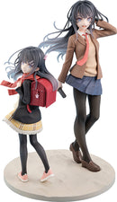 Mai Sakurajima High School Graduation Ver. & Knapsack Kid KDcolle Figure