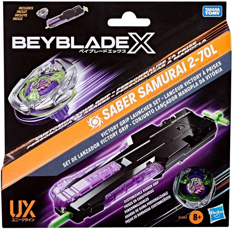 Saber Samurai Starter Deluxe Launcher Set | Beyblade X (Hasbro)
