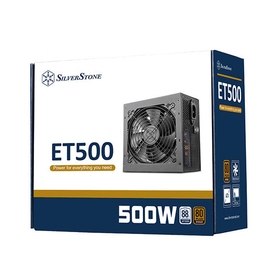 SilverStone ET500 500W 80 Plus Bronze Non-Modular Power Supply