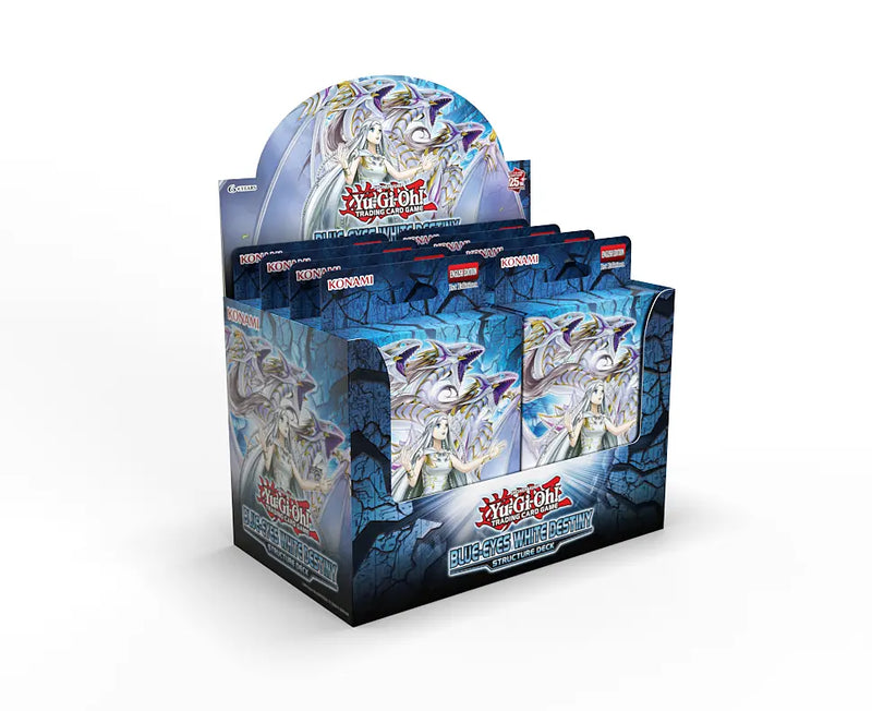 Structure Deck: Blue-Eyes White Destiny Display (8) | Yu-Gi-Oh! TCG