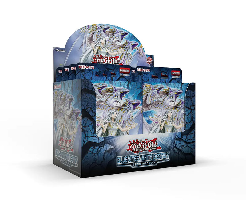 Structure Deck: Blue-Eyes White Destiny Display (8) | Yu-Gi-Oh! TCG