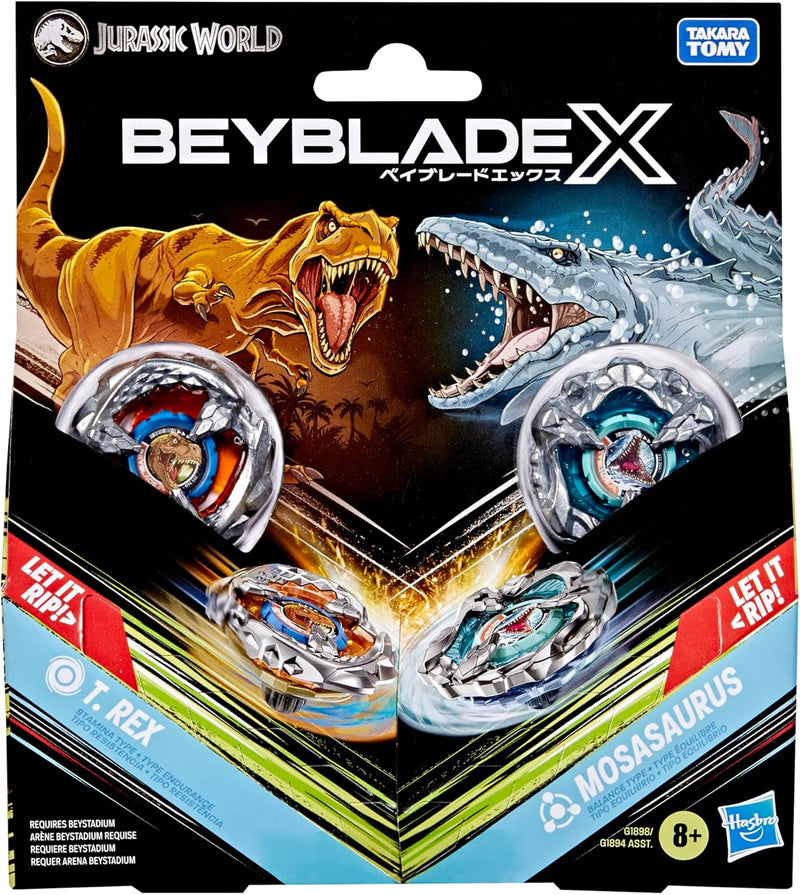 T. Rex vs. Mosasaurus | Beyblade X (Hasbro)