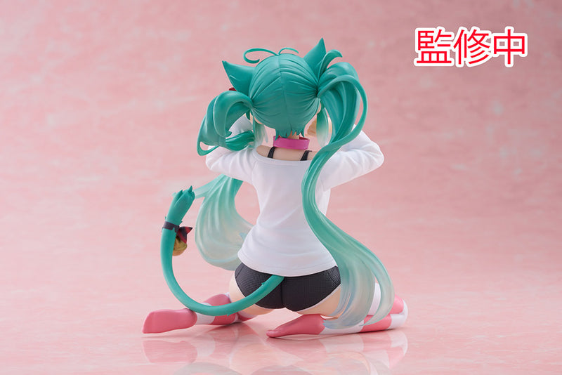 Hatsune Miku (Nekomimi T-Shirt ver.) | Desktop Cute Figure