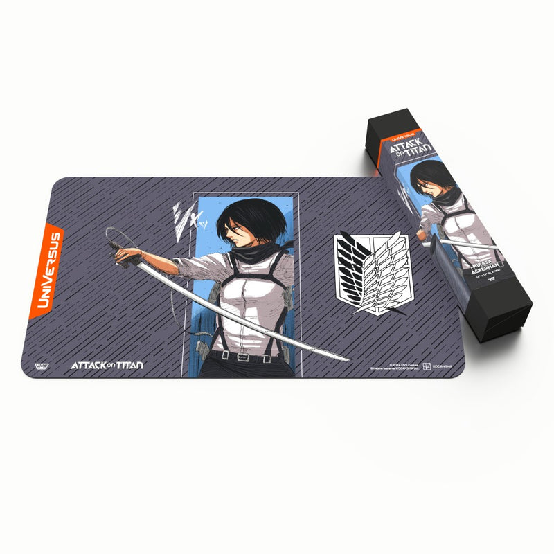 UniVersus Attack on Titan: Battle for Humanity Playmat – Mikasa