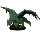 D&D Nolzur's Marvelous Miniatures: Green Dragon Wyrmling & Afflicted Elf