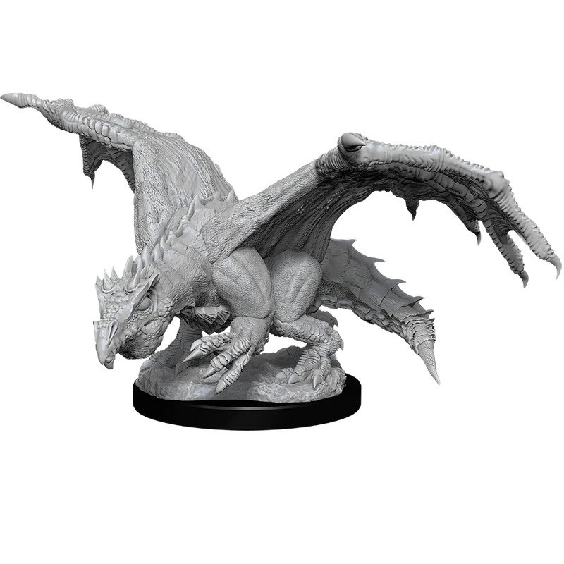 D&D Nolzur's Marvelous Miniatures: Green Dragon Wyrmling & Afflicted Elf